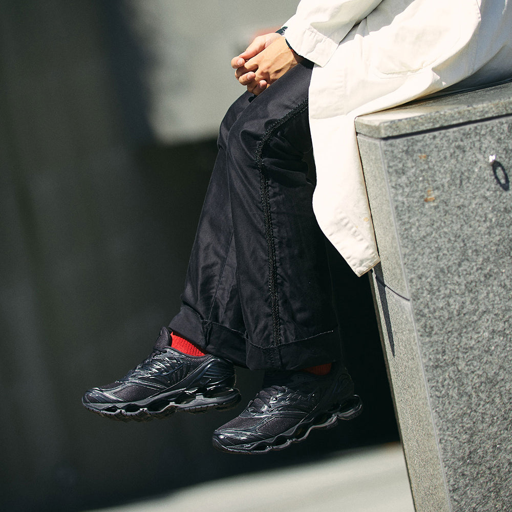 ミズノ MIZUNO WAVE PROPHECY LS ブラック メンズ レディース スニーカー D1GA333701