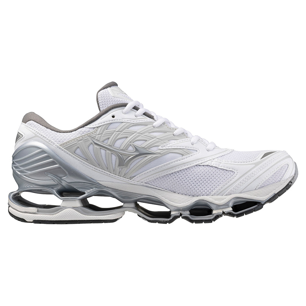 ミズノ MIZUNO WAVE PROPHECY LS ホワイト×シルバー メンズ レディース スニーカー D1GA333702
