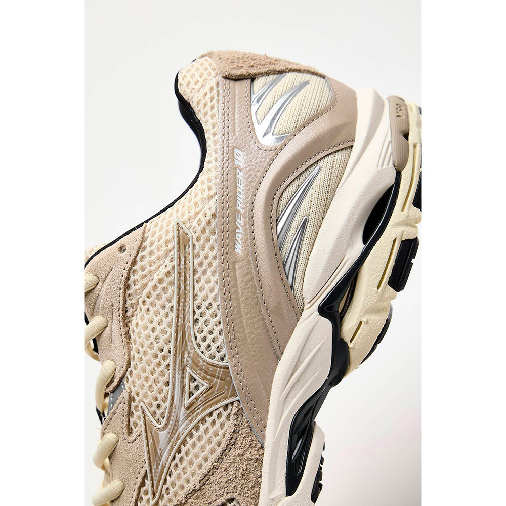 ミズノ ウエーブライダー 10 MIZUNO WAVE RIDER 10 04:ベージュ レディース スニーカー D1GA261104