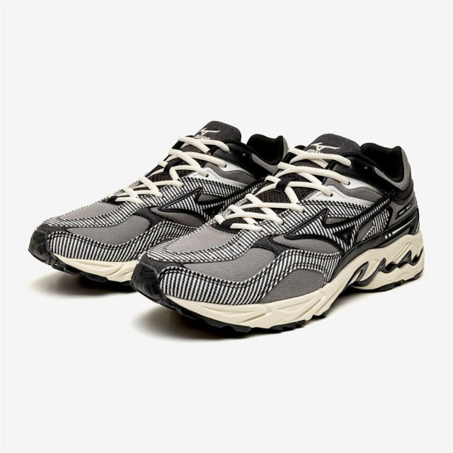 MIZUNO WAVE MG4 LS SW 02:グレー×ブラック×ベージュ D1GD263102 画像2