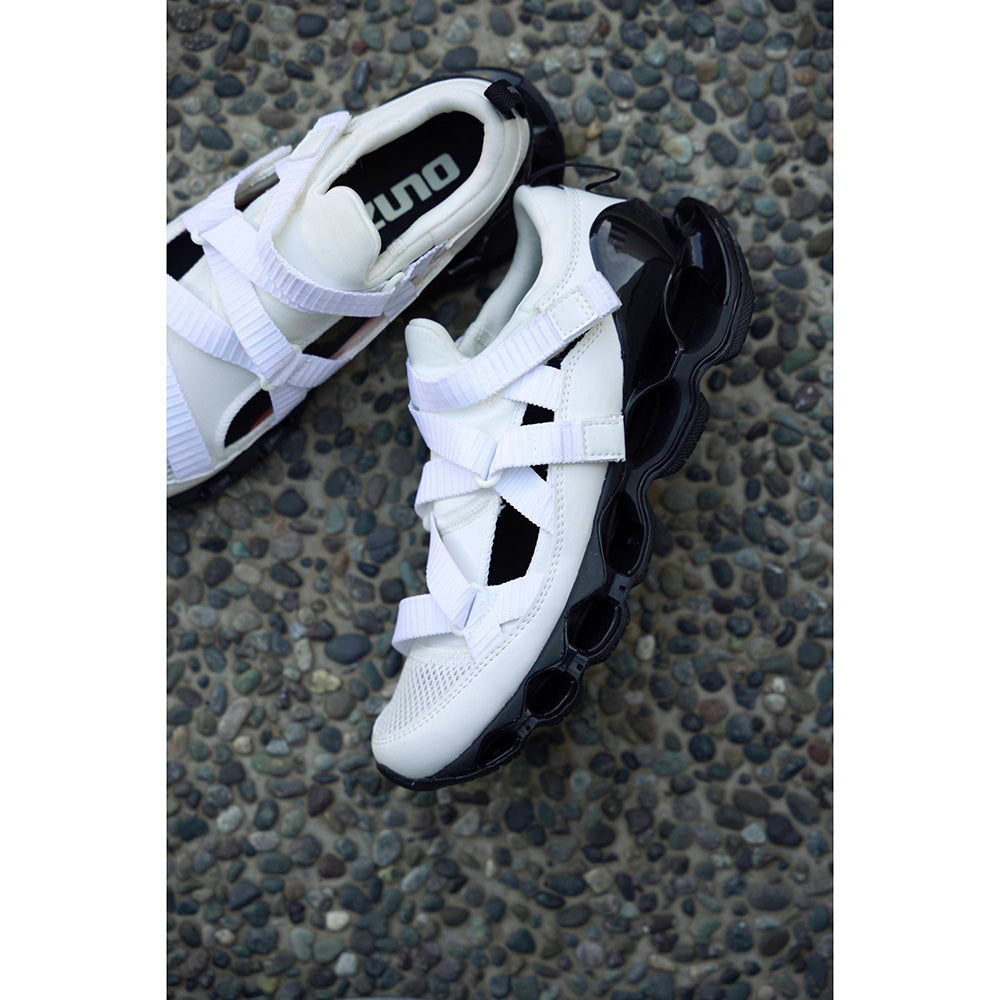 ミズノ ウエーブプロフェシーストラップ MIZUNO WAVE PROPHECY STRAP 05:ホワイト×ブラック メンズ レディース スニーカー D1GA251905