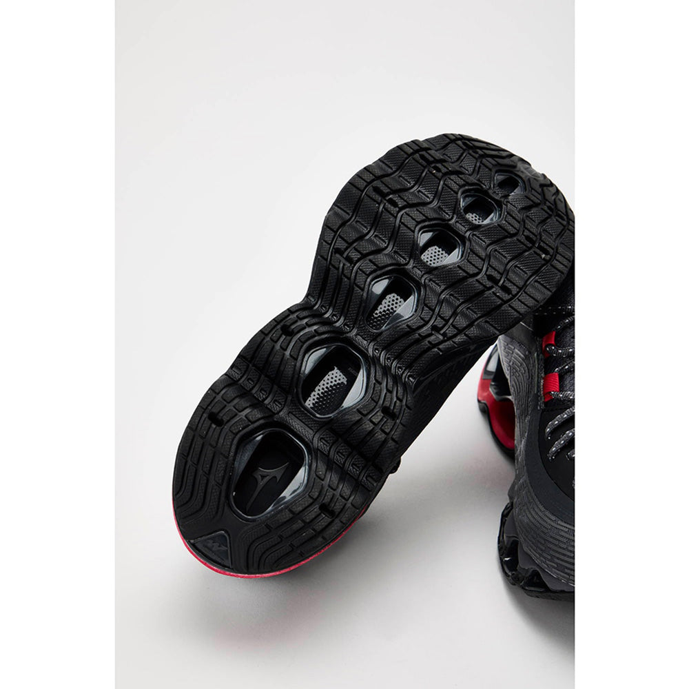 ミズノ ウエーブプロフェシー 13.2 MIZUNO WAVE PROPHECY 13.2 03:ダークグレー×シルバー×レッド メンズ スニーカー D1GA260503