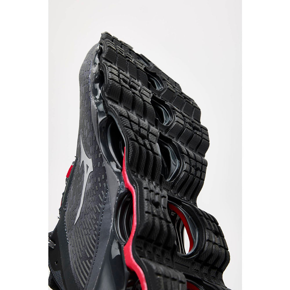 ミズノ ウエーブプロフェシー 13.2 MIZUNO WAVE PROPHECY 13.2 03:ダークグレー×シルバー×レッド メンズ スニーカー D1GA260503
