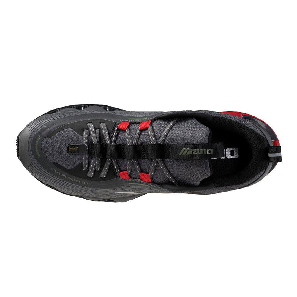ミズノ ウエーブプロフェシー 13.2 MIZUNO WAVE PROPHECY 13.2 03:ダークグレー×シルバー×レッド メンズ スニーカー D1GA260503