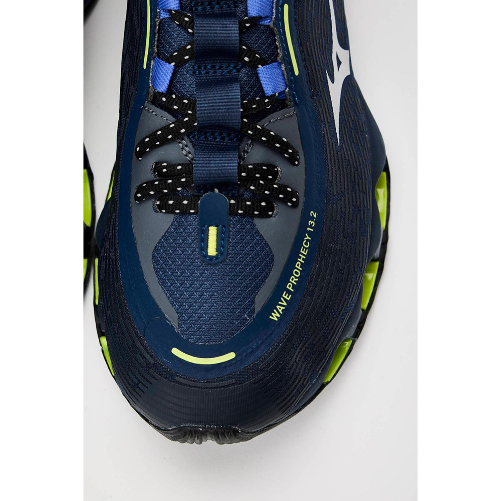 ミズノ ウエーブプロフェシー 13.2 MIZUNO WAVE PROPHECY 13.2 04:ネイビー×シルバー×ダークグレー メンズ スニーカー D1GA260504