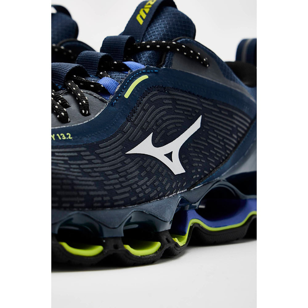 ミズノ ウエーブプロフェシー 13.2 MIZUNO WAVE PROPHECY 13.2 04:ネイビー×シルバー×ダークグレー メンズ スニーカー D1GA260504