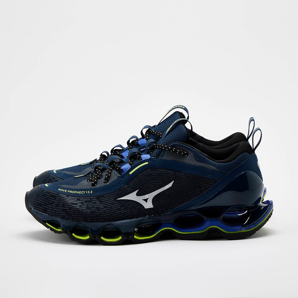 ミズノ ウエーブプロフェシー 13.2 MIZUNO WAVE PROPHECY 13.2 04:ネイビー×シルバー×ダークグレー メンズ スニーカー D1GA260504