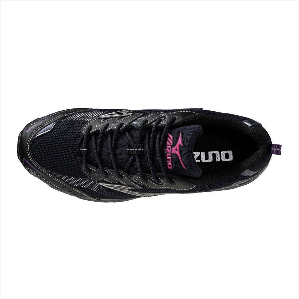 ミズノ エムエックスアール MIZUNO MXR 01:ネイビー×ブラック×パープル メンズ レディース スニーカー D1GA260701