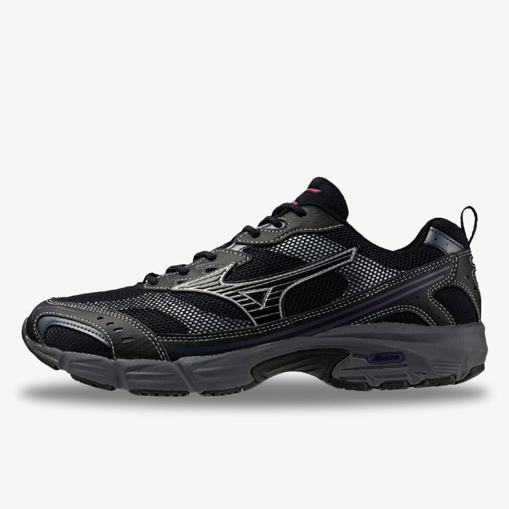 ミズノ エムエックスアール MIZUNO MXR 01:ネイビー×ブラック×パープル メンズ レディース スニーカー D1GA260701