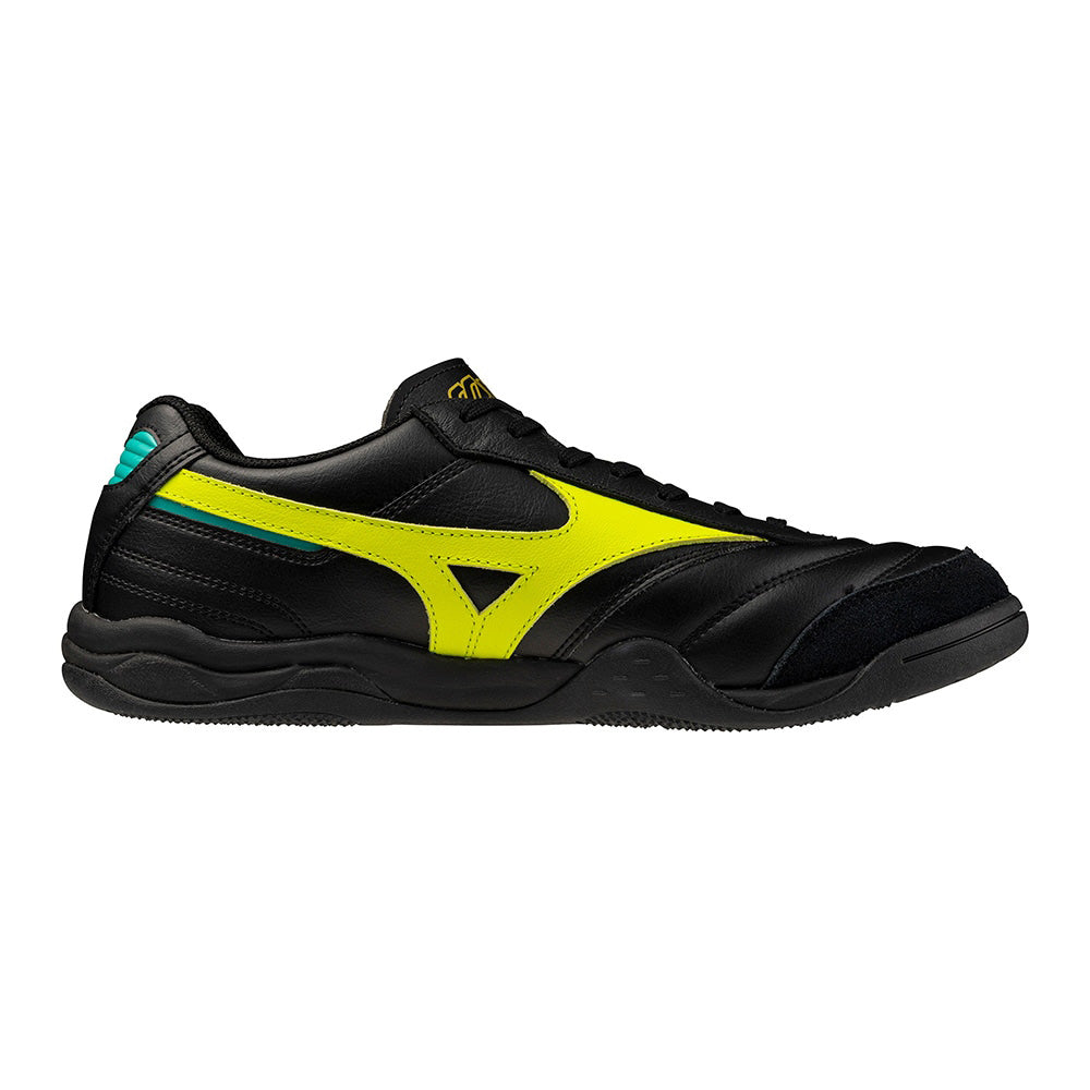 ミズノ モレリアLS MIZUNO MORELIA LS 03:ブラック×イエロー×グリーン メンズ スニーカー D1GA260A03