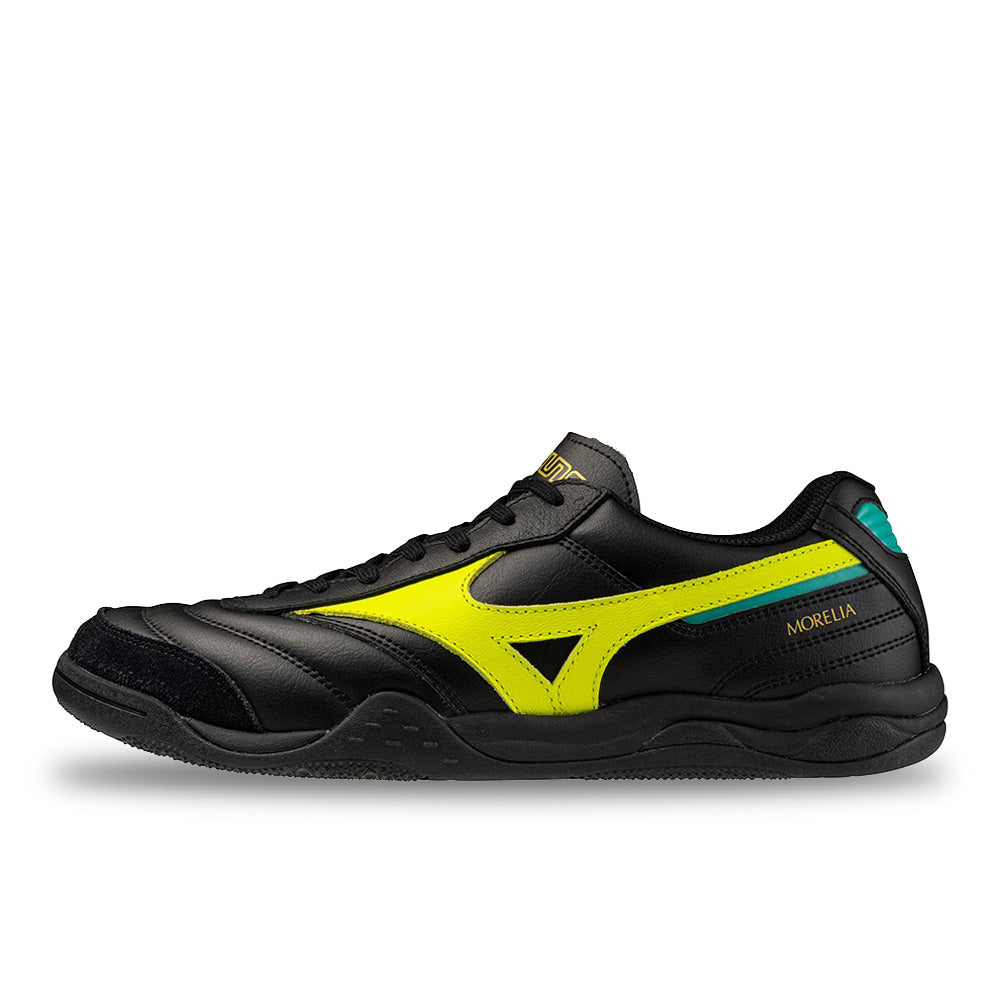 ミズノ モレリアLS MIZUNO MORELIA LS 03:ブラック×イエロー×グリーン メンズ スニーカー D1GA260A03