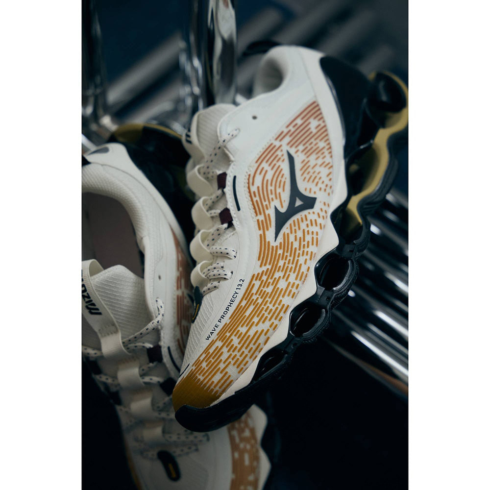 ミズノ ウエーブプロフェシー 13.2 MIZUNO WAVE PROPHECY 13.2 02:ホワイト×ブラック×オレンジ メンズ レディース スニーカー D1GA260H02