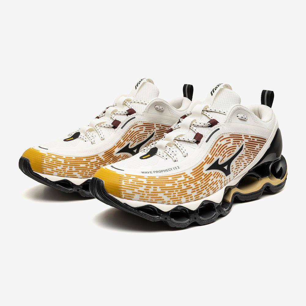ミズノ ウエーブプロフェシー 13.2 MIZUNO WAVE PROPHECY 13.2 02:ホワイト×ブラック×オレンジ メンズ レディース スニーカー D1GA260H02
