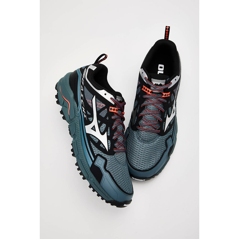 ミズノ ウエーブダイチ LS MIZUNO WAVE DAICHI LS 01:エメラルドグリーン×シルバー×コーラルピンク メンズ スニーカー D1GA261001