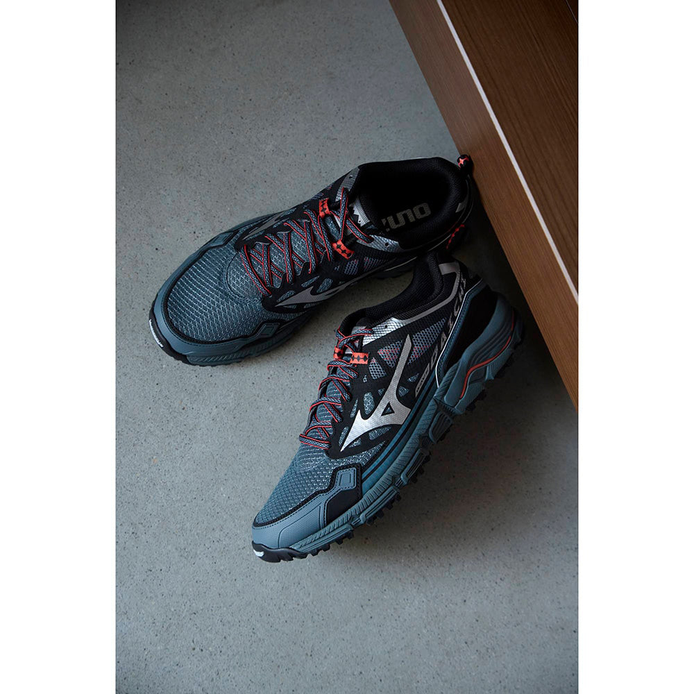 ミズノ ウエーブダイチ LS MIZUNO WAVE DAICHI LS 01:エメラルドグリーン×シルバー×コーラルピンク メンズ スニーカー D1GA261001