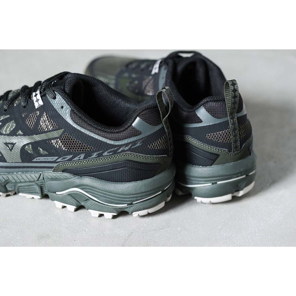 ミズノ ウェーブダイチ LS MIZUNO WAVE DAICHI LS ダークグリーン×カーキ×ブラック メンズ スニーカー D1GA261003
