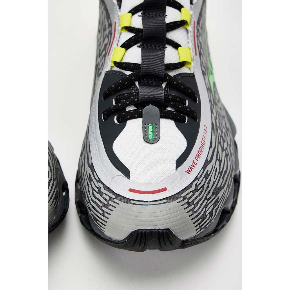 ミズノ ウェーブプロフェシー13.2 MIZUNO WAVE PROPHECY 13.2 メンズ スニーカー ライトグレー×グリーン×ライムイエロー D1GA261301