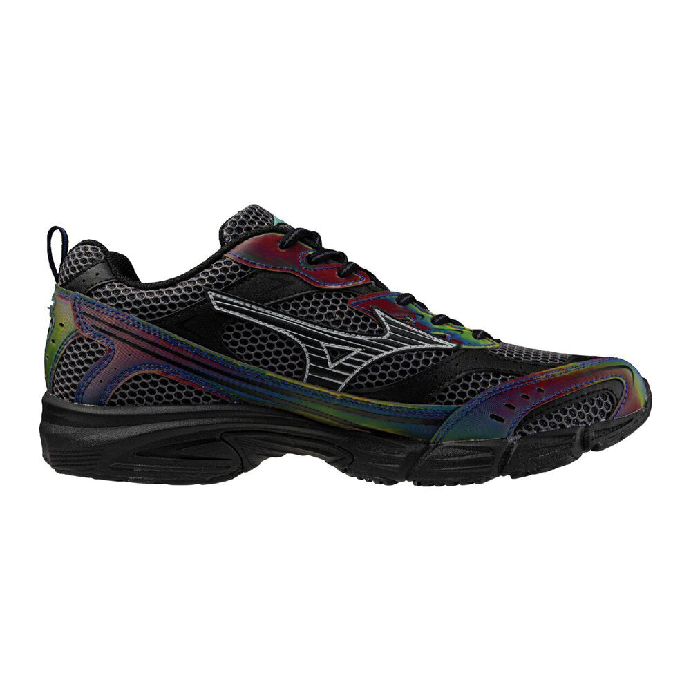 ミズノ エムエックスアール MIZUNO MXR 02:ブルー×ブラック×オレンジ メンズ スニーカー D1GA261502
