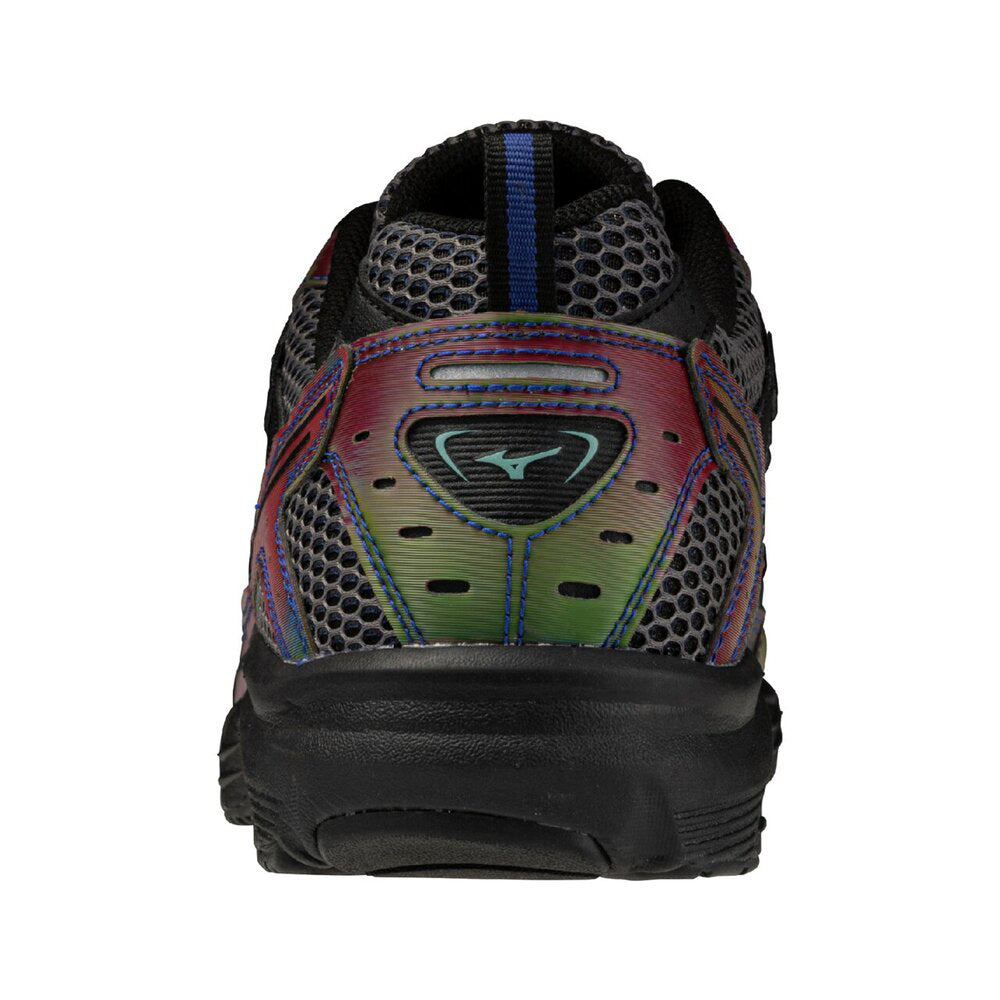 ミズノ エムエックスアール MIZUNO MXR 02:ブルー×ブラック×オレンジ メンズ スニーカー D1GA261502