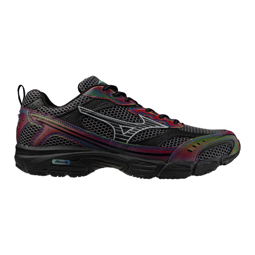 ミズノ エムエックスアール MIZUNO MXR 02:ブルー×ブラック×オレンジ メンズ スニーカー D1GA261502