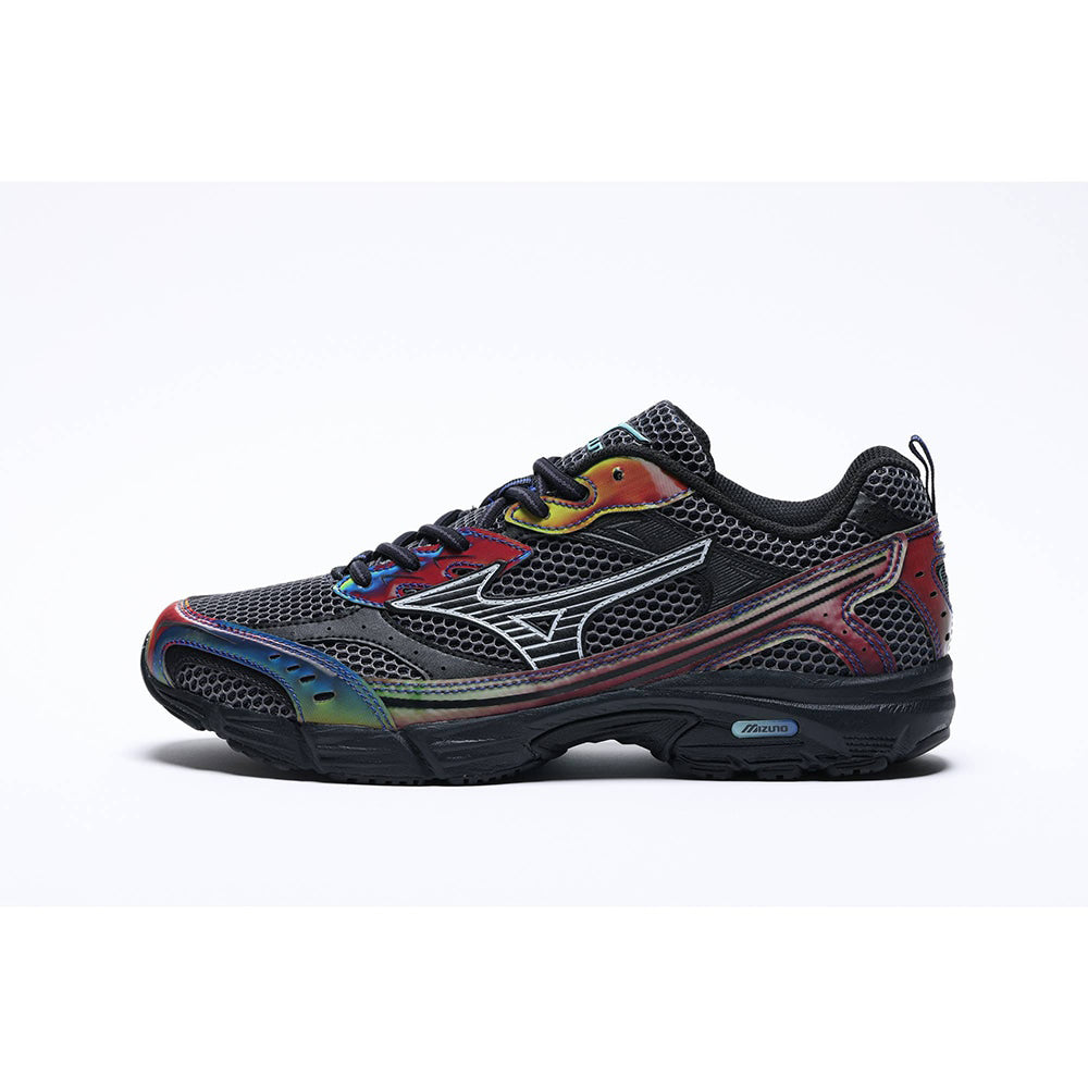 ミズノ エムエックスアール MIZUNO MXR 02:ブルー×ブラック×オレンジ メンズ スニーカー D1GA261502