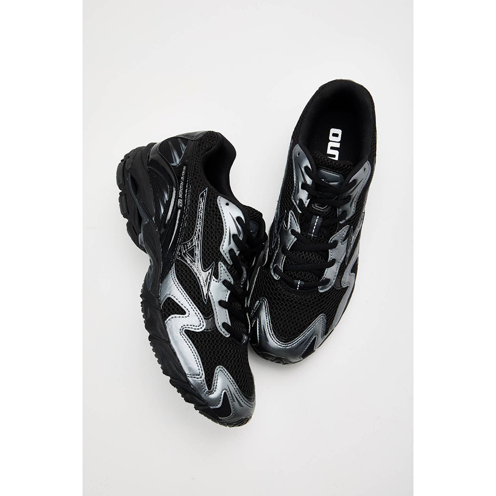 ミズノ ウエーブライダー 10 MIZUNO WAVE RIDER 10 01:ブラック×メタリックグレー メンズ レディース スニーカー D1GA261601