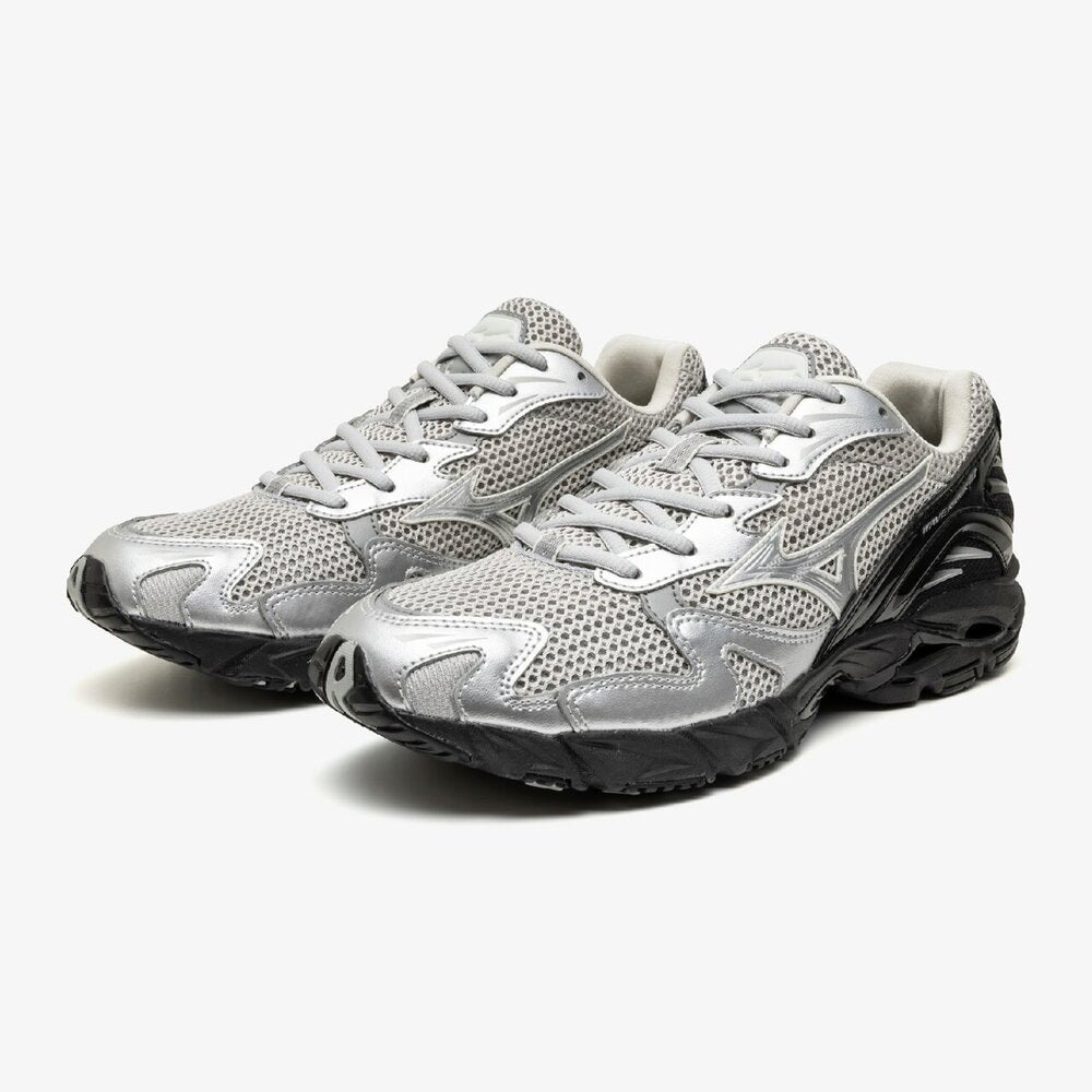 ミズノ ウエーブライダー 10 MIZUNO WAVE RIDER 10 02：シルバー×オフホワイト×ブラック メンズ レディース スニーカー D1GA261602