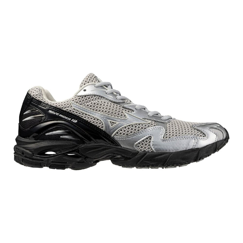 ミズノ ウエーブライダー 10 MIZUNO WAVE RIDER 10 02：シルバー×オフホワイト×ブラック メンズ レディース スニーカー D1GA261602