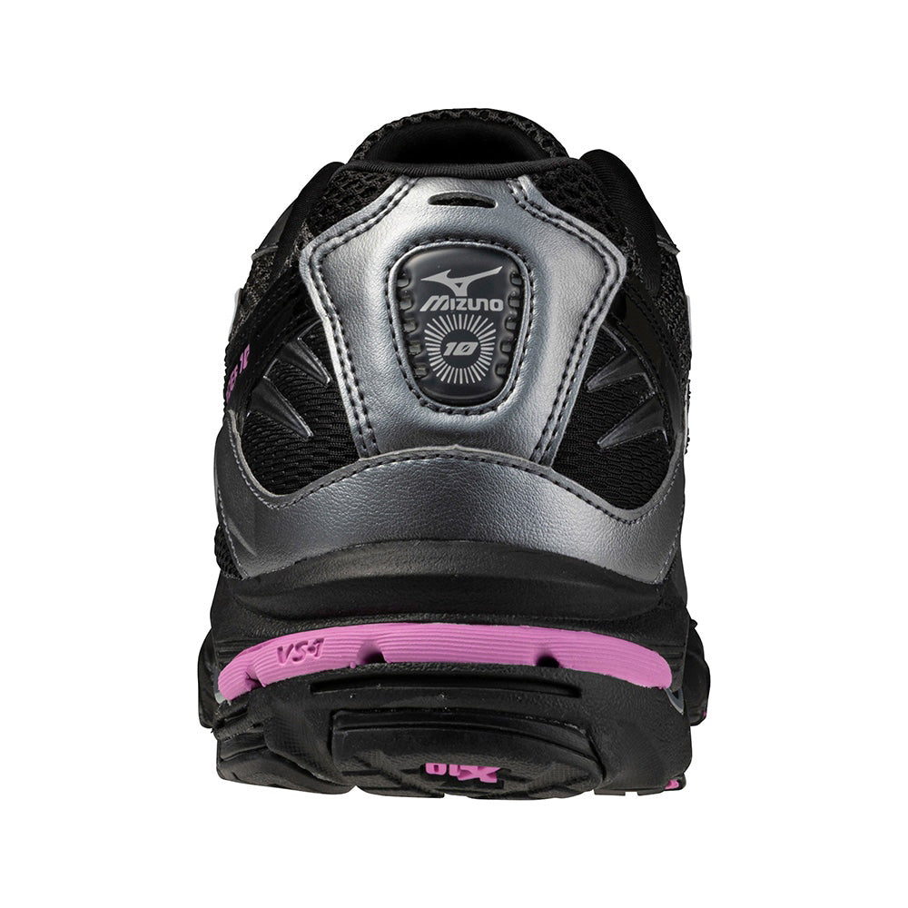 ミズノ ウエーブライダー 10 MIZUNO WAVE RIDER 10 02:チャコール×ブラック×ピンク メンズ レディース スニーカー D1GA261D02