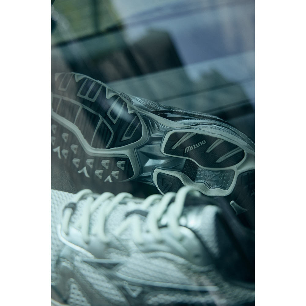 ミズノ ウエーブライダー 10 MIZUNO WAVE RIDER 10 06:ホワイト×チャコール×シルバー メンズ レディース スニーカー D1GA261D06