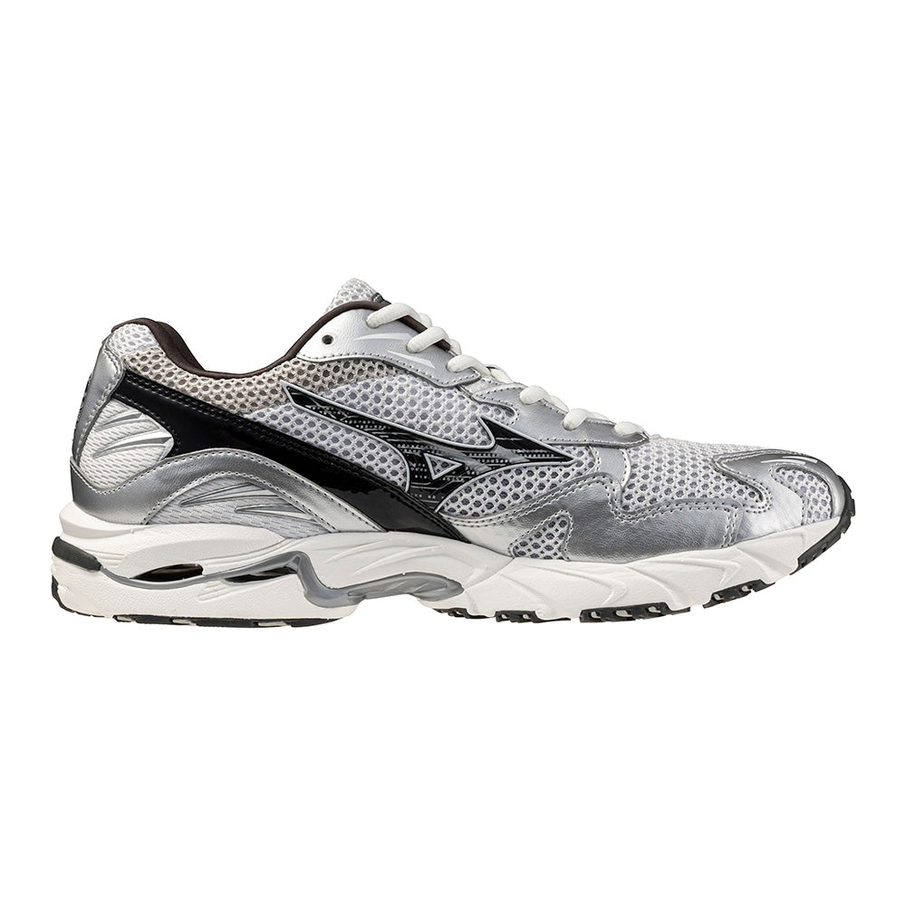 ミズノ ウエーブライダー 10 MIZUNO WAVE RIDER 10 06:ホワイト×チャコール×シルバー メンズ レディース スニーカー D1GA261D06