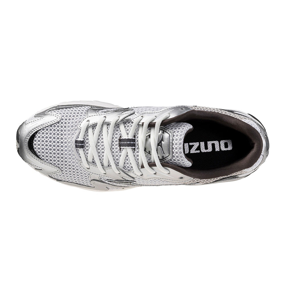 ミズノ ウエーブライダー 10 MIZUNO WAVE RIDER 10 06:ホワイト×チャコール×シルバー メンズ レディース スニーカー D1GA261D06
