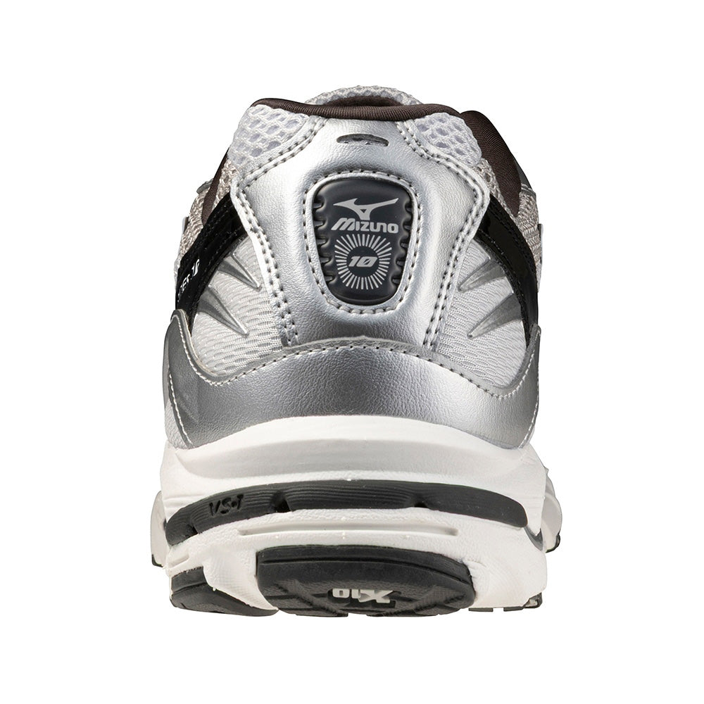 ミズノ ウエーブライダー 10 MIZUNO WAVE RIDER 10 06:ホワイト×チャコール×シルバー メンズ レディース スニーカー D1GA261D06