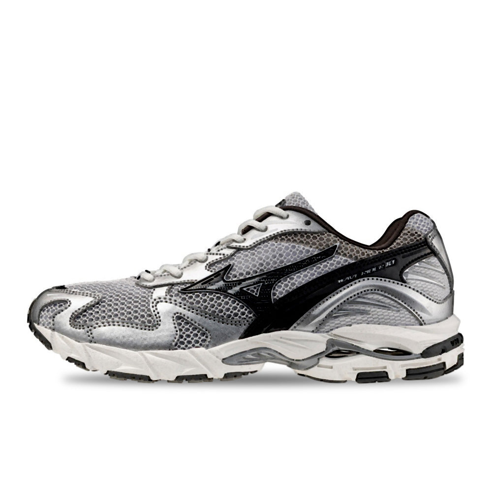 ミズノ ウエーブライダー 10 MIZUNO WAVE RIDER 10 06:ホワイト×チャコール×シルバー メンズ レディース スニーカー D1GA261D06