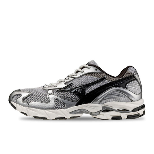 ミズノ ウエーブライダー 10 MIZUNO WAVE RIDER 10 06:ホワイト×チャコール×シルバー メンズ レディース スニーカー D1GA261D06