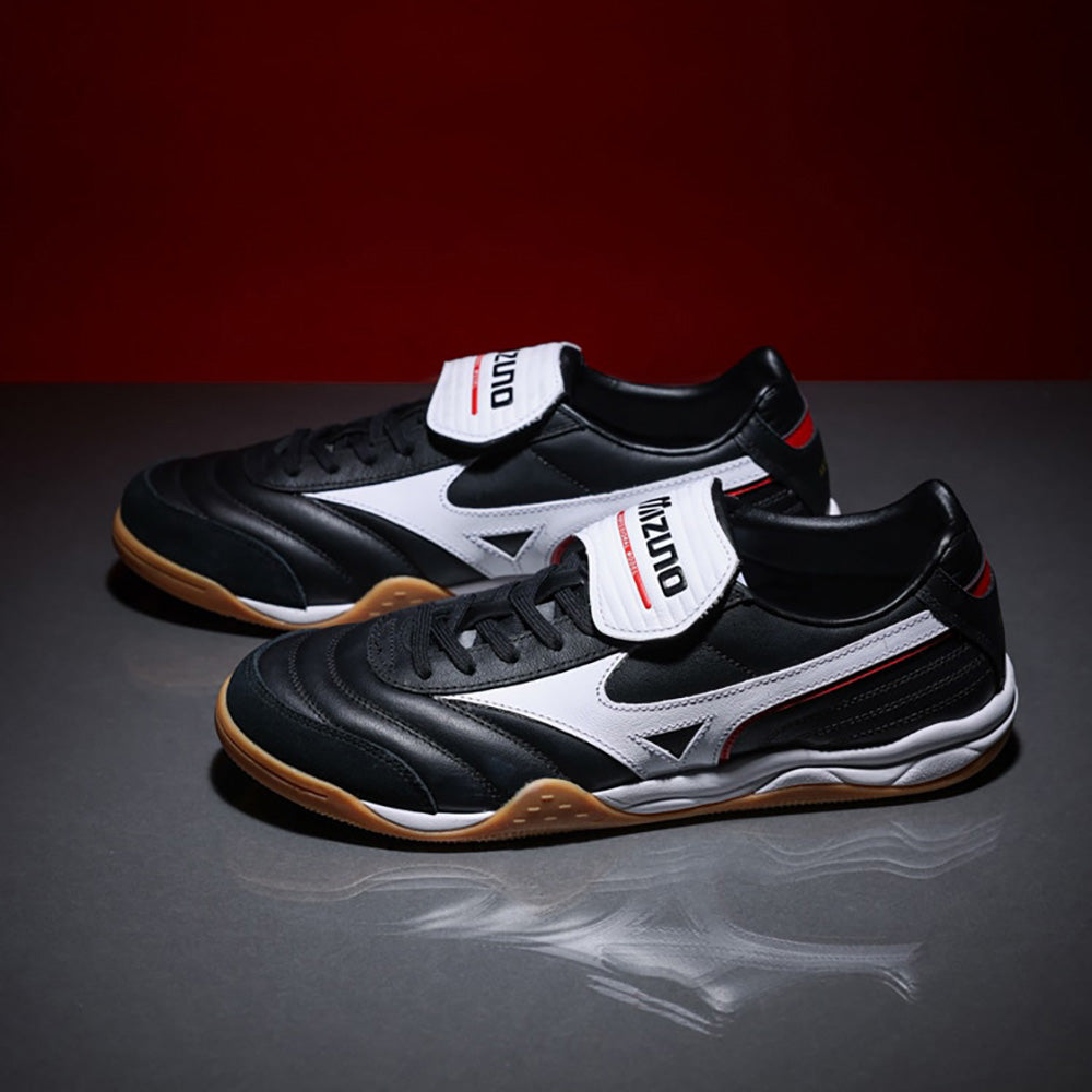 ミズノ モレリアLS MIZUNO MORELIA LS 01:ブラック×ホワイト×レッド メンズ スニーカー D1GA265301
