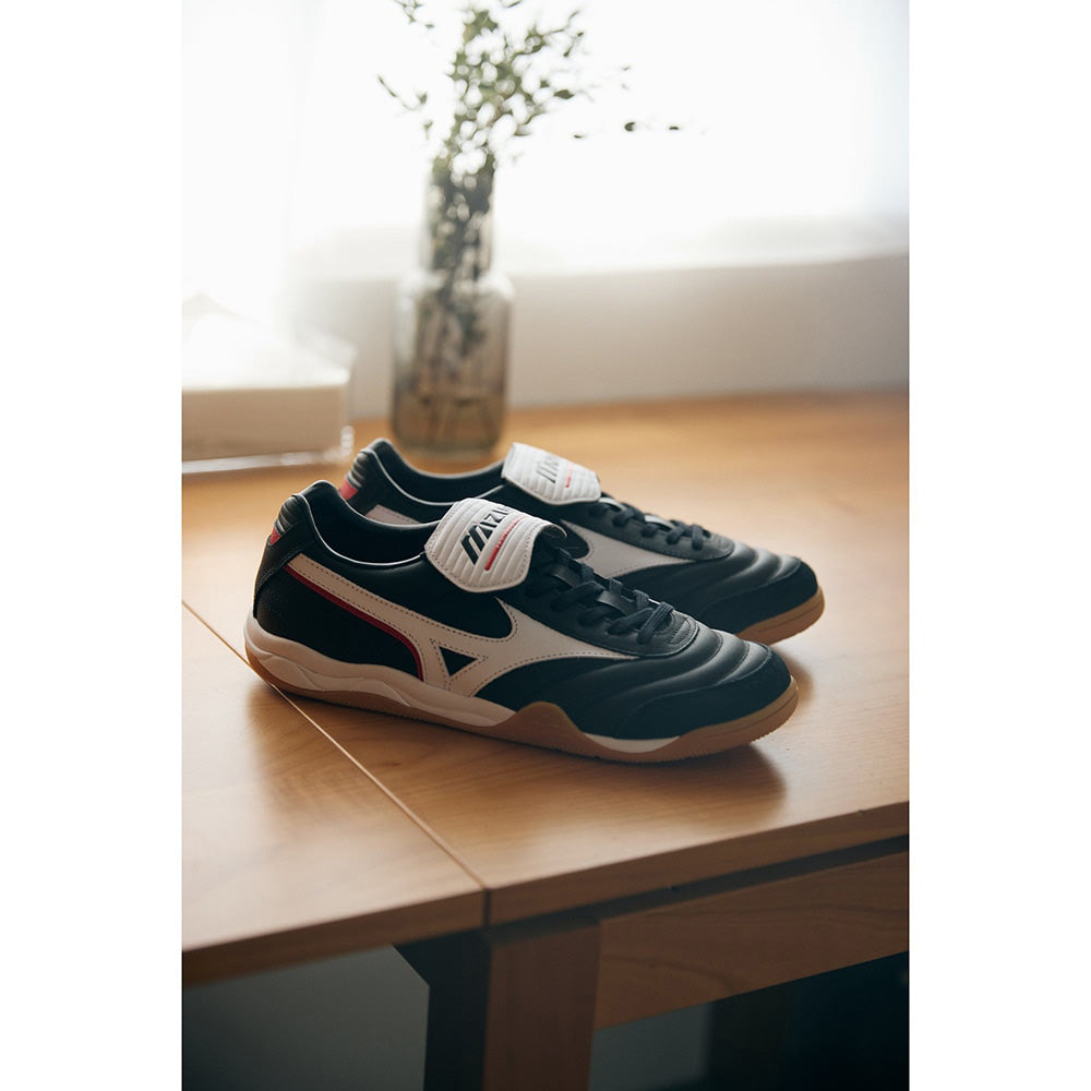 ミズノ モレリアLS MIZUNO MORELIA LS 01:ブラック×ホワイト×レッド メンズ スニーカー D1GA265301