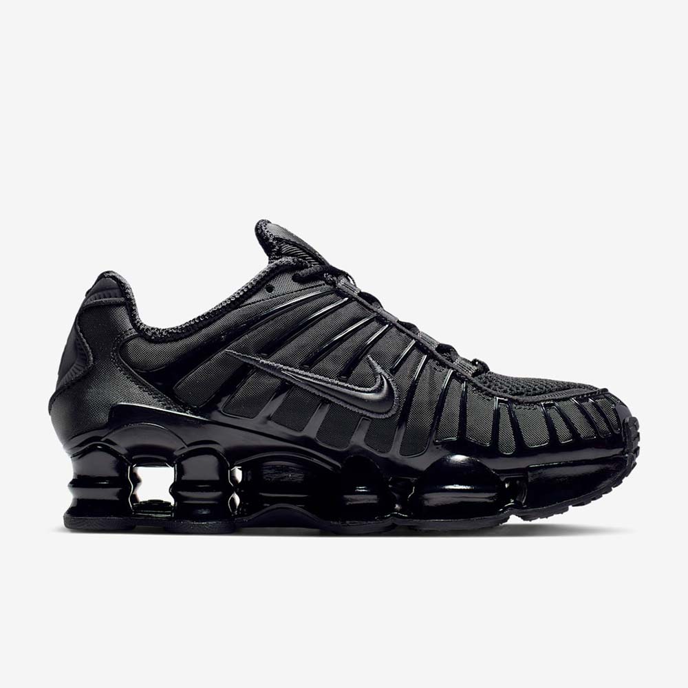 ナイキ ウィメンズ ショックス TL NIKE WMNS SHOX TL ブラック/メタリックヘマタイト/マックスオレンジ レディース スニーカー AR3566-002