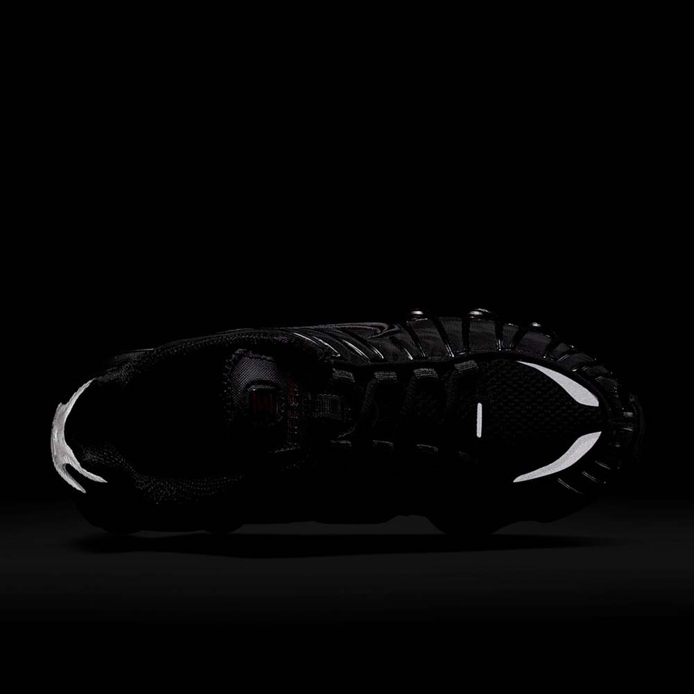 ナイキ ウィメンズ ショックス TL NIKE WMNS SHOX TL ブラック/メタリックヘマタイト/マックスオレンジ レディース スニーカー AR3566-002