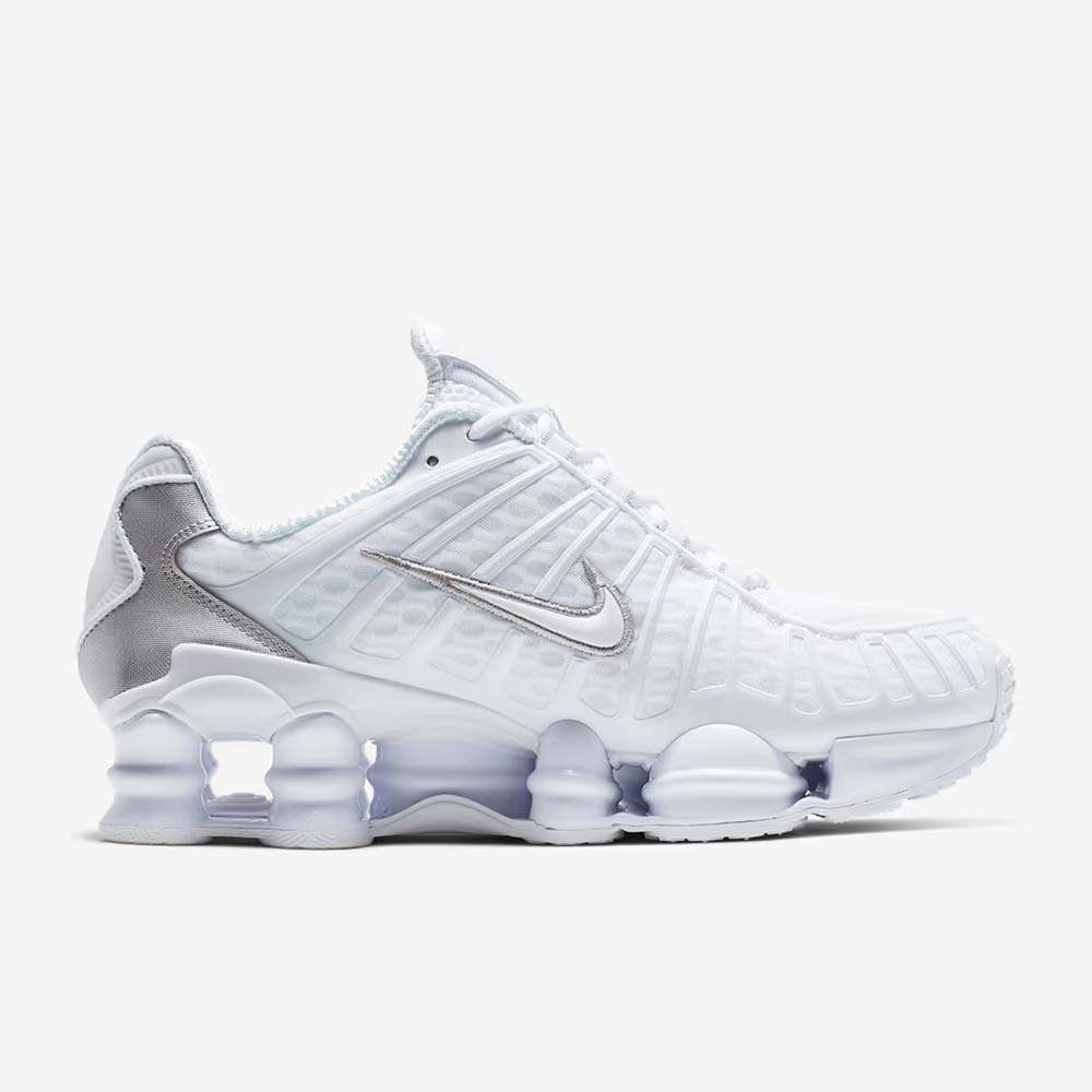 ナイキ ウィメンズ ショックス TL NIKE WMNS SHOX TL ホワイト/メタリックシルバー レディース スニーカー AR3566-100