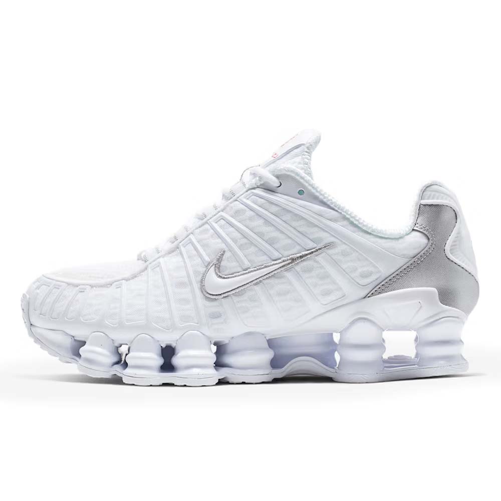 ナイキ ウィメンズ ショックス TL NIKE WMNS SHOX TL ホワイト/メタリックシルバー レディース スニーカー AR3566-100