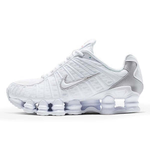 NIKE WMNS SHOX TL ホワイト/メタリックシルバー AR3566-100