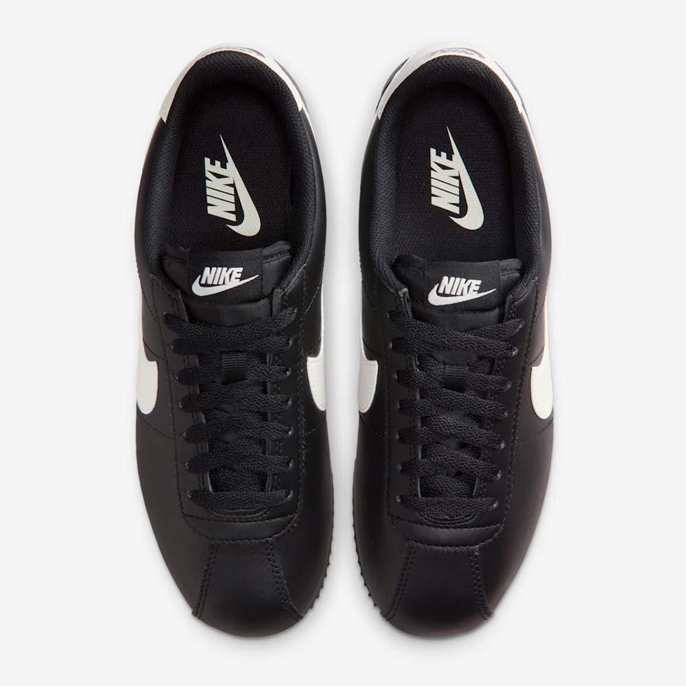 ナイキ ウィメンズ コルテッツ レザー NIKE WMNS CORTEZ LEATHER ブラック/ペールアイボリー レディース スニーカー DN1791-006