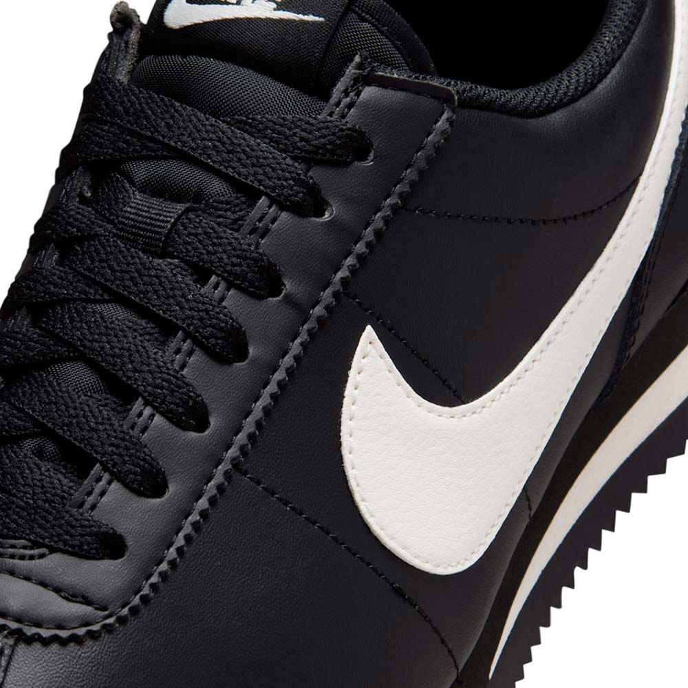 ナイキ ウィメンズ コルテッツ レザー NIKE WMNS CORTEZ LEATHER ブラック/ペールアイボリー レディース スニーカー DN1791-006