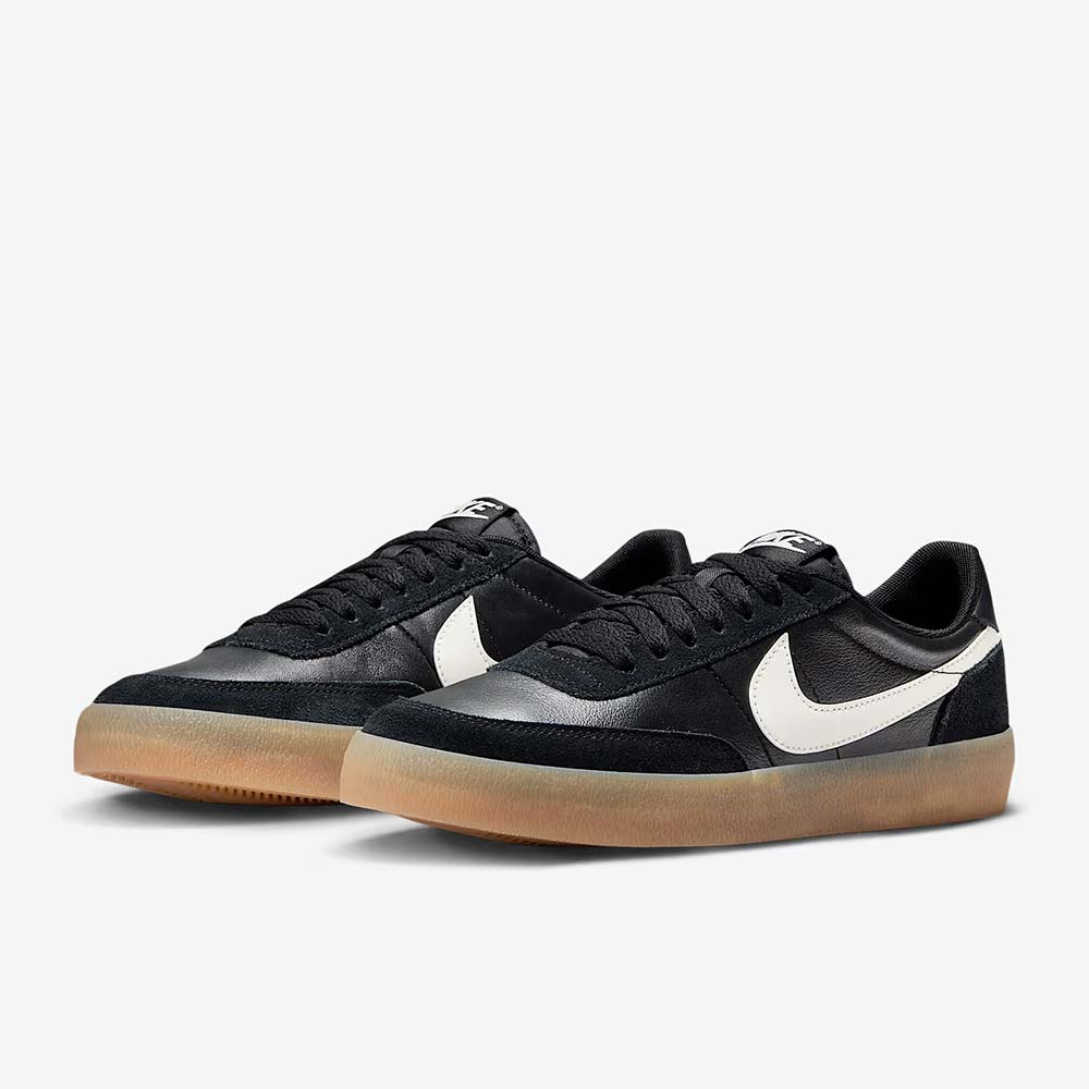 ナイキ ウィメンズ キルショット 2 NIKE WMNS KILLSHOT 2 LEATHER ブラック/ガムイエロー レディース スニーカー FZ5630-001