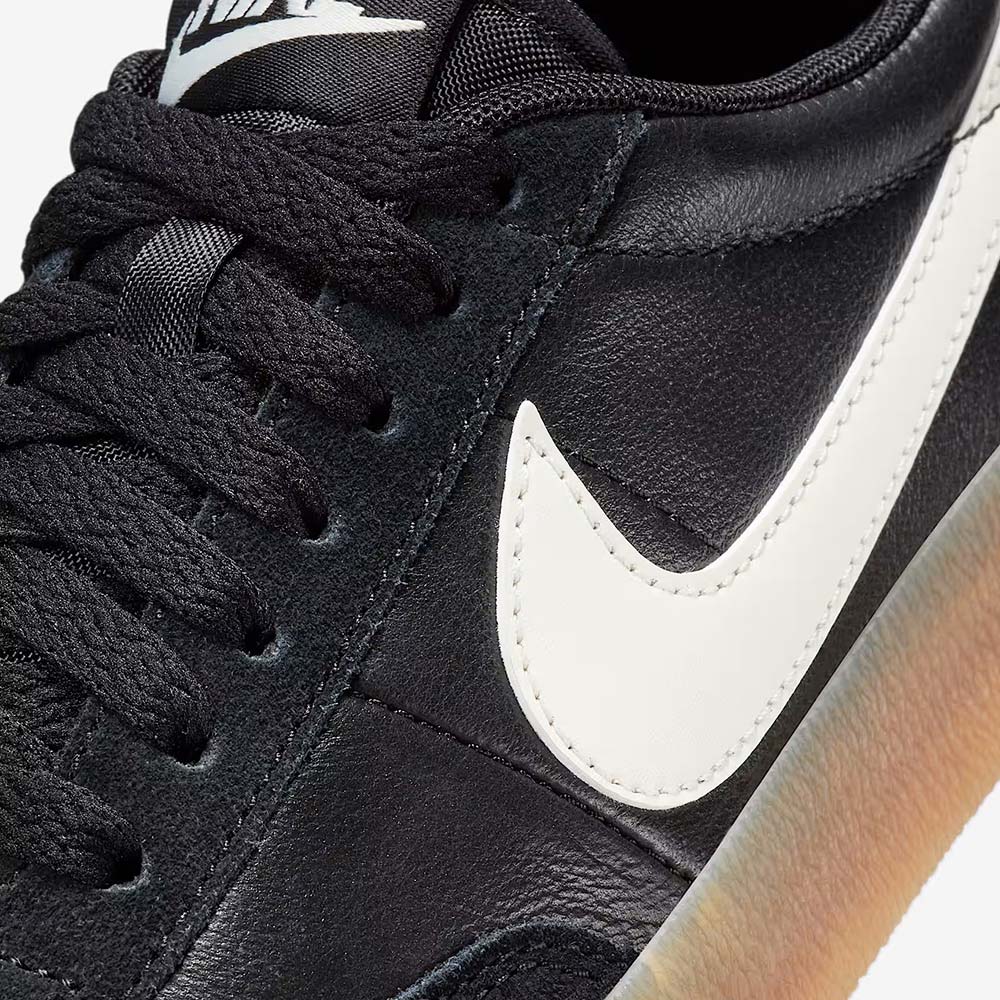 ナイキ ウィメンズ キルショット 2 NIKE WMNS KILLSHOT 2 LEATHER ブラック/ガムイエロー レディース スニーカー FZ5630-001