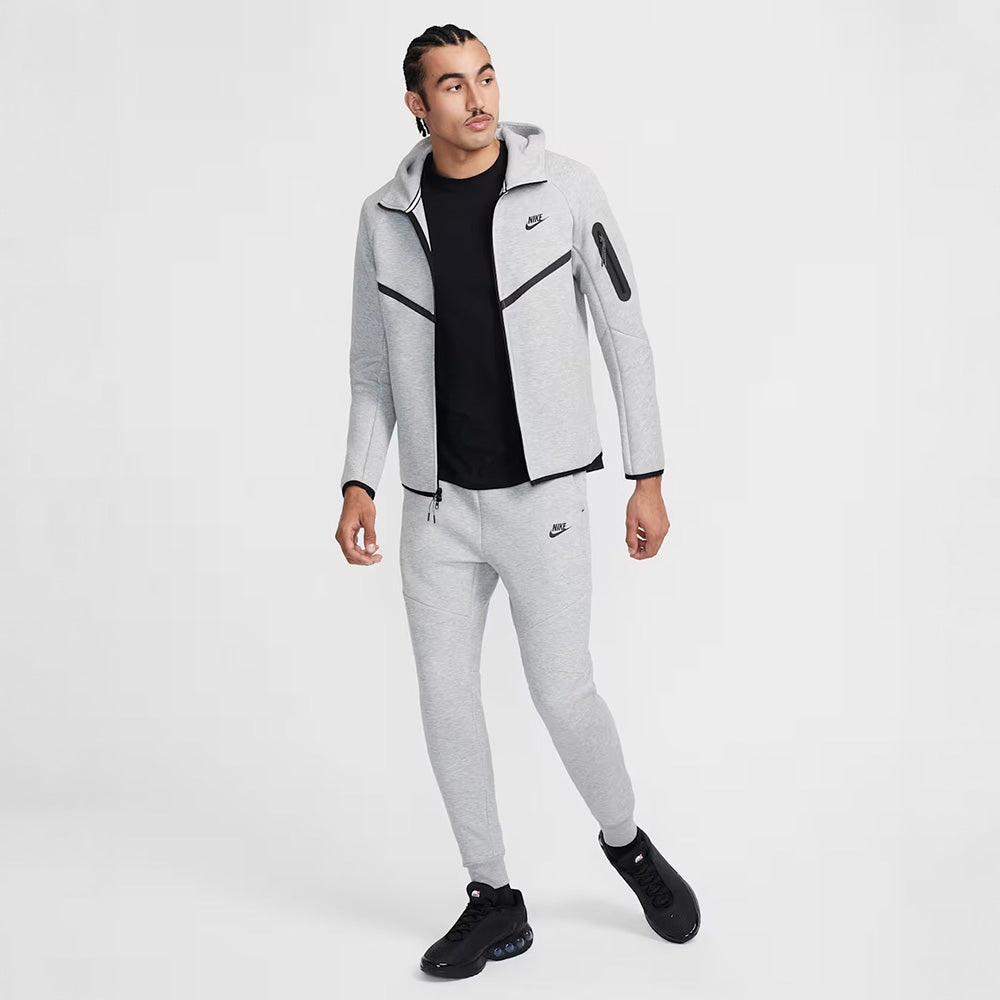 ナイキ ナイキ テック メンズ フルジップ ウィンドランナー パーカー NIKE AS M NK TCH FLC FZ WR HOODIE ダークグレーヘザー/ブラック メンズ HV0950-063