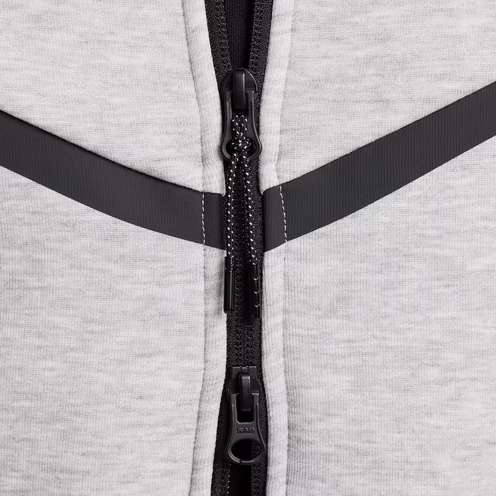 ナイキ ナイキ テック メンズ フルジップ ウィンドランナー パーカー NIKE AS M NK TCH FLC FZ WR HOODIE ダークグレーヘザー/ブラック メンズ HV0950-063