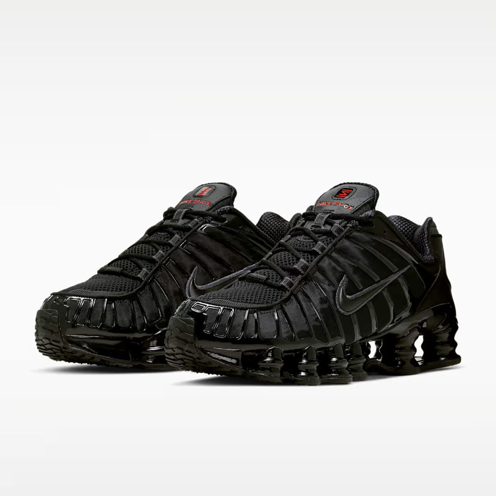 ナイキ ショックス TL NIKE SHOX TL ブラック/メタリックヘマタイト/マックスオレンジ/ブラック メンズ スニーカー AV3595-002