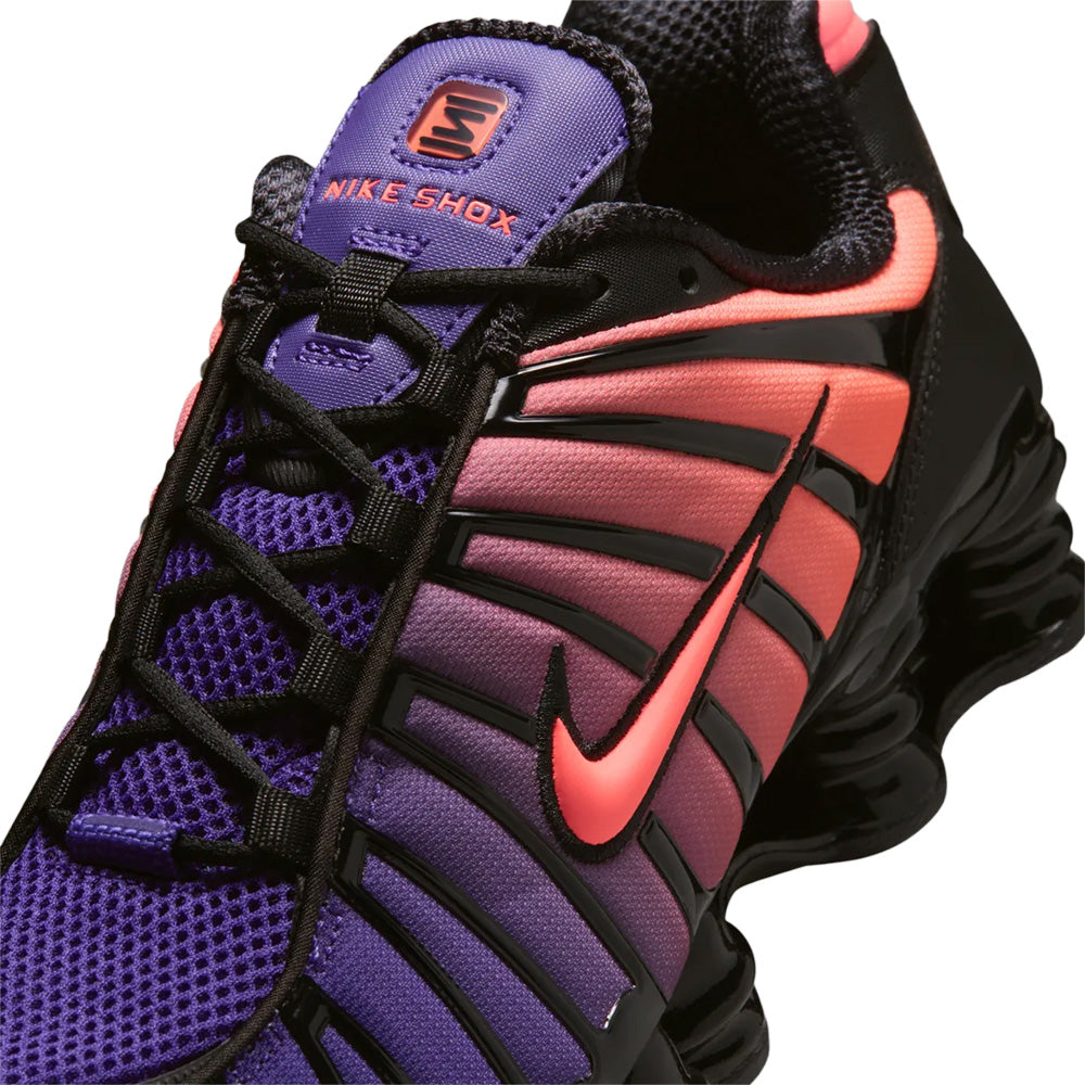 ナイキ ショックス TL NIKE SHOX TL コートパープル/ブラック/メタリックシルバー/ホットラバ メンズ スニーカー AV3595-501